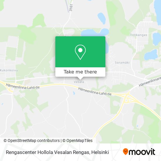 Rengascenter Hollola Vesalan Rengas map