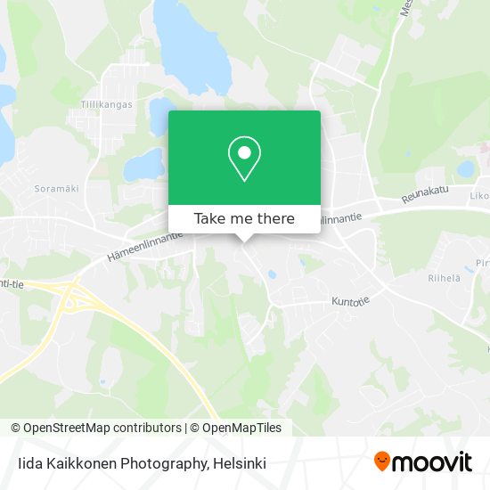 Iida Kaikkonen Photography map