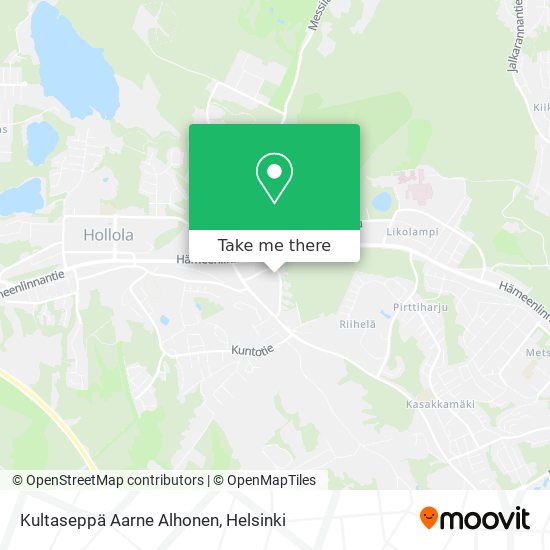 Kultaseppä Aarne Alhonen map