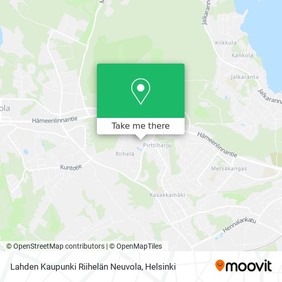 Lahden Kaupunki Riihelän Neuvola map