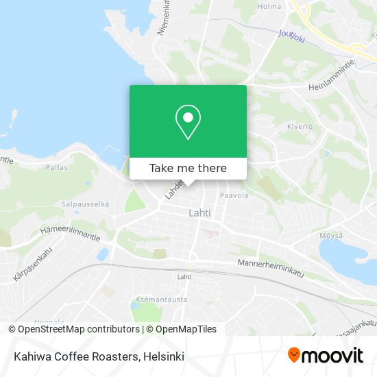 Kahiwa Coffee Roasters map