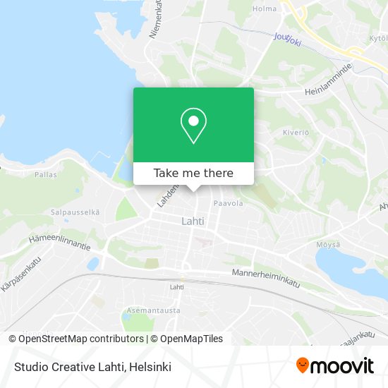 Studio Creative Lahti map