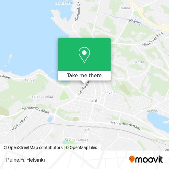 Puine.Fi map