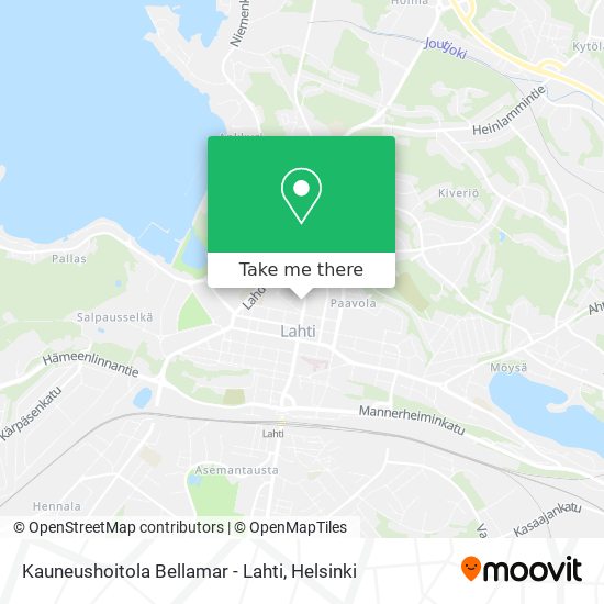 Kauneushoitola Bellamar - Lahti map