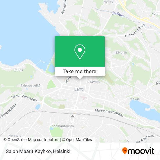 Salon Maarit Käyhkö map