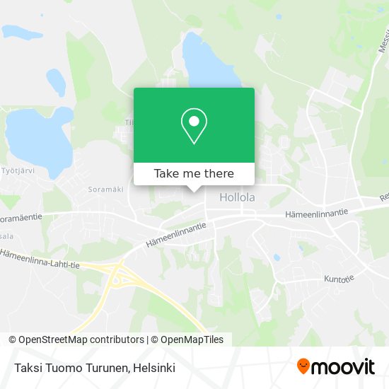 Taksi Tuomo Turunen map