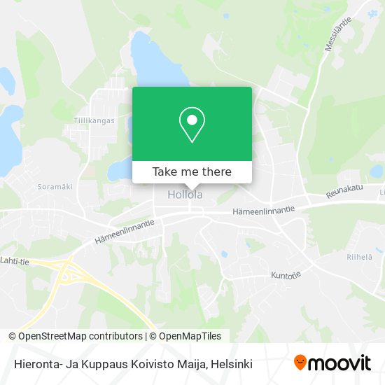 Hieronta- Ja Kuppaus Koivisto Maija map