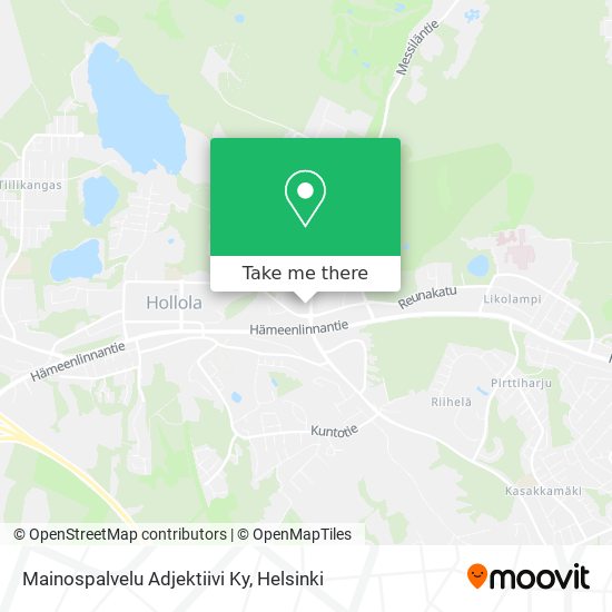 Mainospalvelu Adjektiivi Ky map