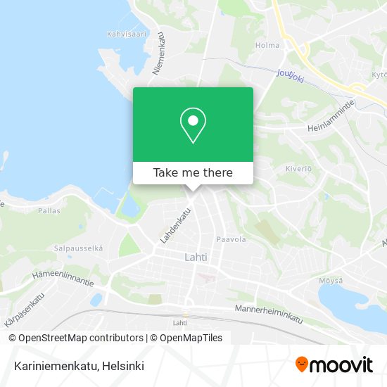 Kariniemenkatu map