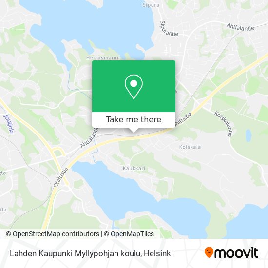 Lahden Kaupunki Myllypohjan koulu map