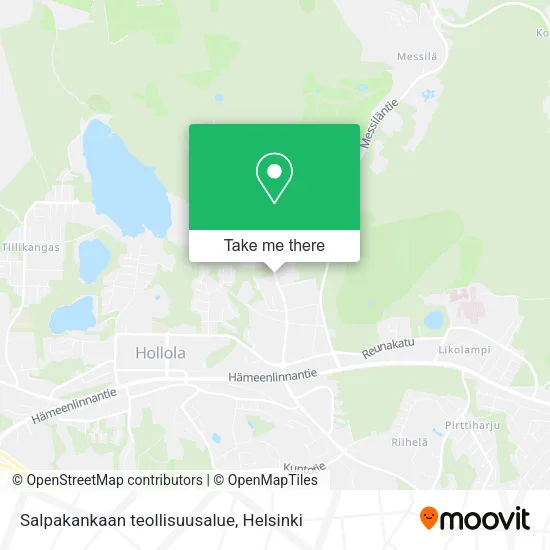 Salpakankaan teollisuusalue map