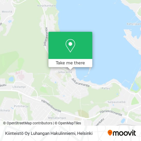 Kiinteistö Oy Luhangan Hakulinniemi map