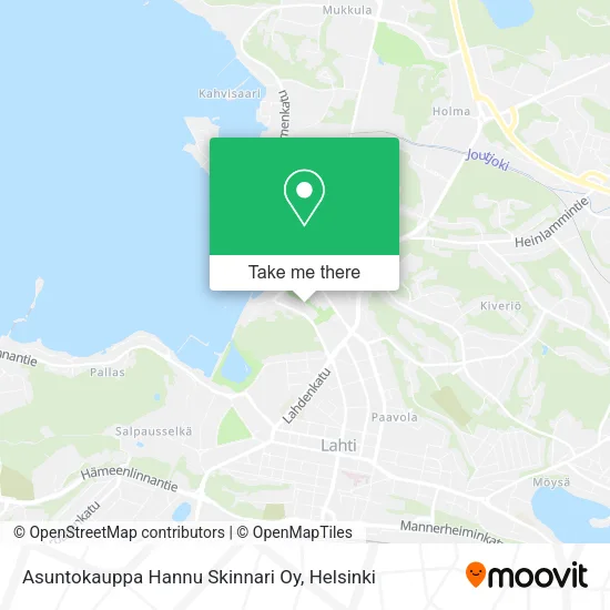 Asuntokauppa Hannu Skinnari Oy map