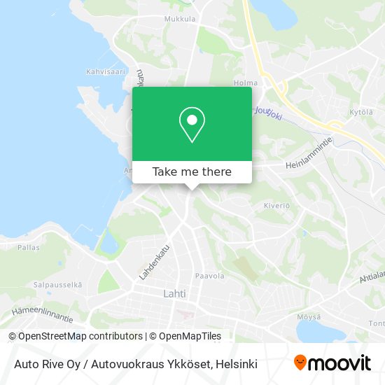 Auto Rive Oy / Autovuokraus Ykköset map