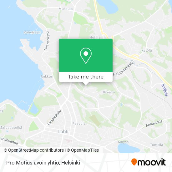 Pro Motius avoin yhtiö map