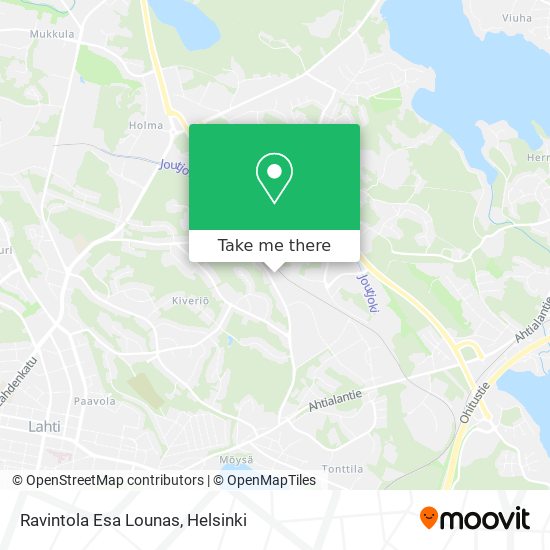 Ravintola Esa Lounas map