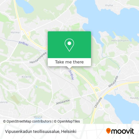 Vipusenkadun teollisuusalue map