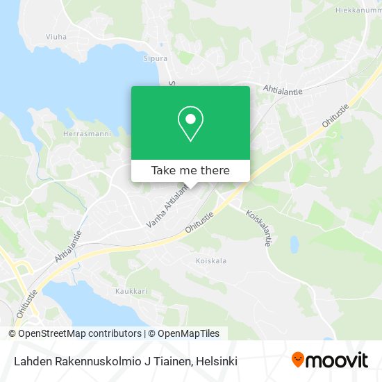 Lahden Rakennuskolmio J Tiainen map