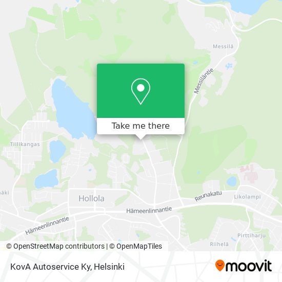 KovA Autoservice Ky map