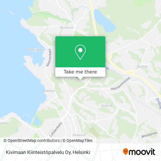 Kivimaan Kiinteistöpalvelu Oy map