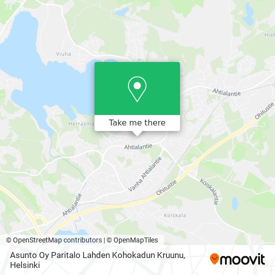 Asunto Oy Paritalo Lahden Kohokadun Kruunu map