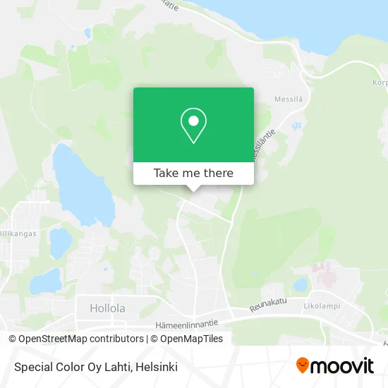 Special Color Oy Lahti map