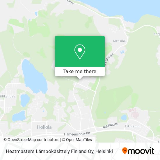 Heatmasters Lämpökäsittely Finland Oy map