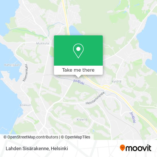 Lahden Sisärakenne map