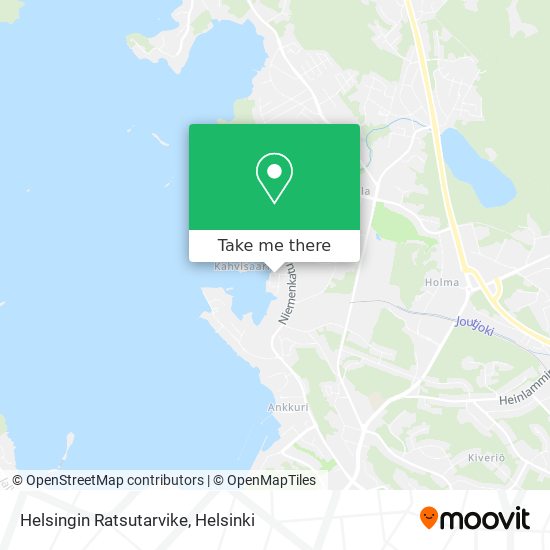 Helsingin Ratsutarvike map