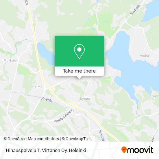 Hinauspalvelu T. Virtanen Oy map