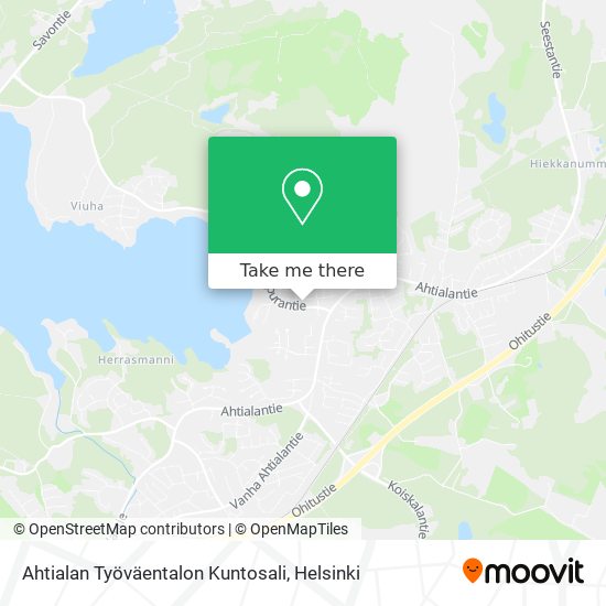 Ahtialan Työväentalon Kuntosali map