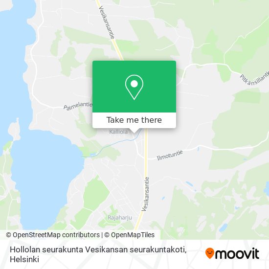 Hollolan seurakunta Vesikansan seurakuntakoti map