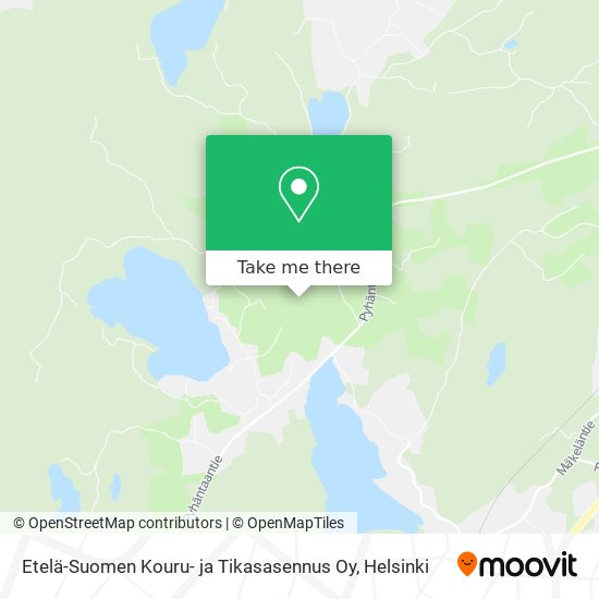 Etelä-Suomen Kouru- ja Tikasasennus Oy map