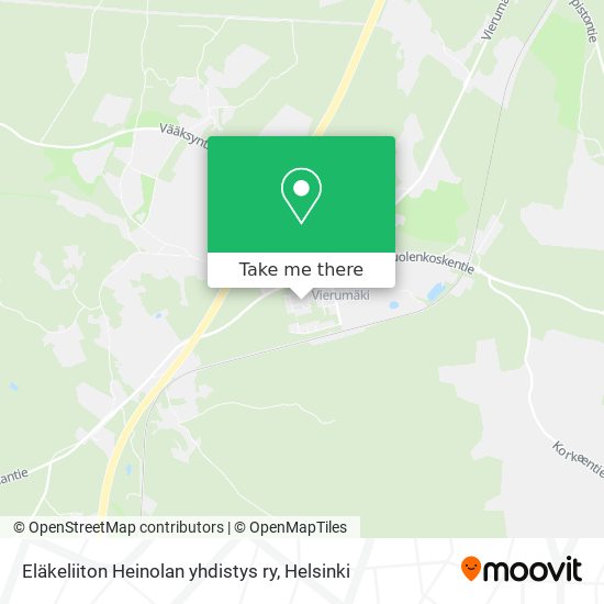 Eläkeliiton Heinolan yhdistys ry map
