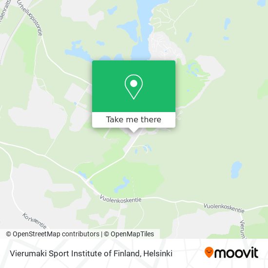 Vierumaki Sport Institute of Finland map