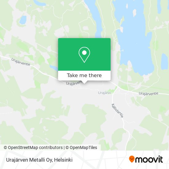 Urajärven Metalli Oy map