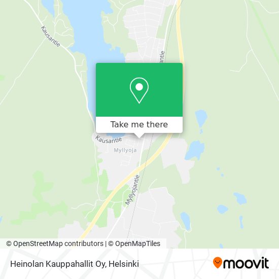 Heinolan Kauppahallit Oy map