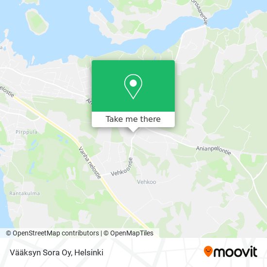 Vääksyn Sora Oy map