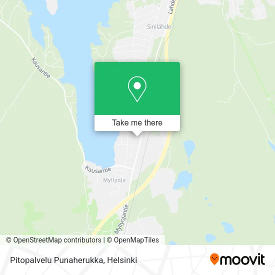 Pitopalvelu Punaherukka map