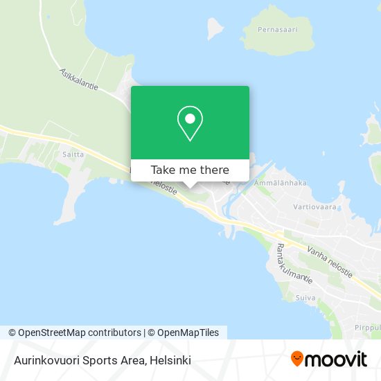 Aurinkovuori Sports Area map