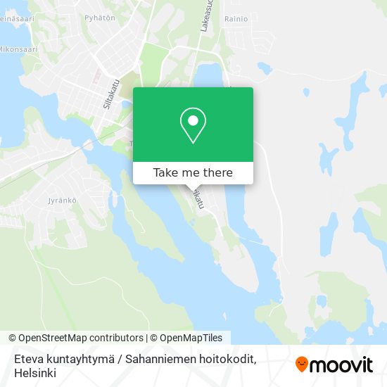 Eteva kuntayhtymä / Sahanniemen hoitokodit map