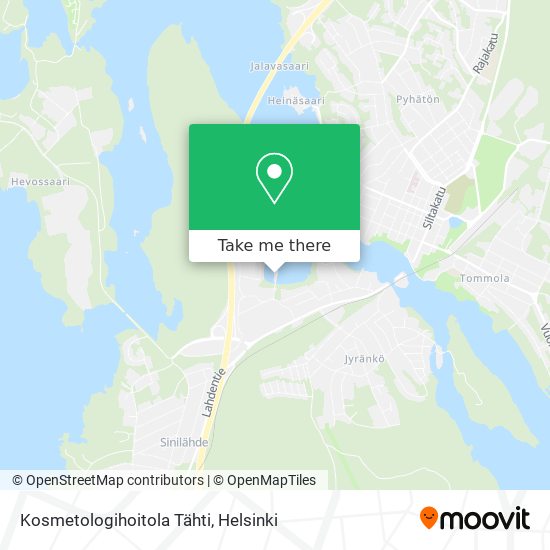 Kosmetologihoitola Tähti map