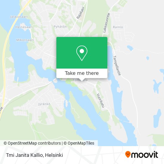 Tmi Janita Kallio map