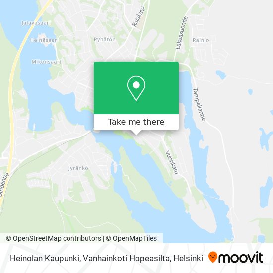 Heinolan Kaupunki, Vanhainkoti Hopeasilta map