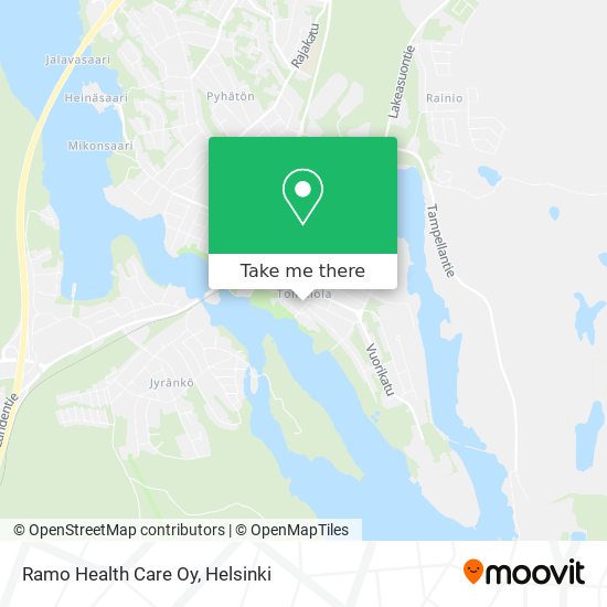 Ramo Health Care Oy map