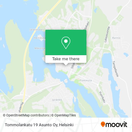 Tommolankatu 19 Asunto Oy map