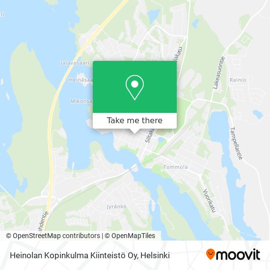 Heinolan Kopinkulma Kiinteistö Oy map