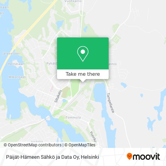 Päijät-Hämeen Sähkö ja Data Oy map