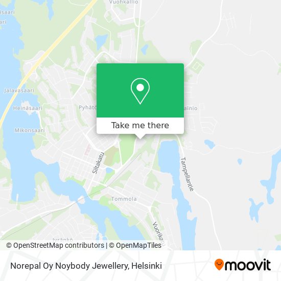 Norepal Oy Noybody Jewellery map