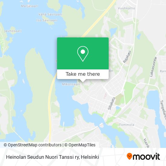 Heinolan Seudun Nuori Tanssi ry map